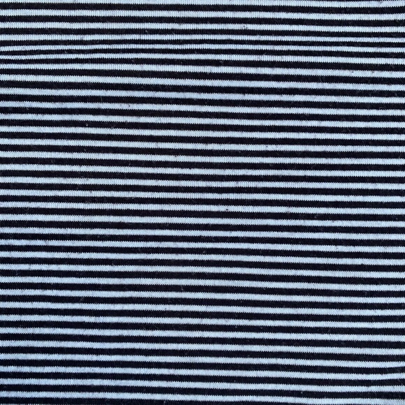 Crochet-Back Stripe Tank Top - Navy/White - Picture 3 of 6